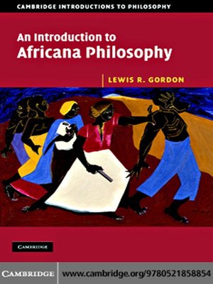 cover image of An Introduction to Africana Philosophy